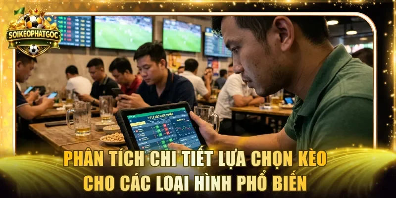 Phân tích chi tiết lựa chọn kèo cho các loại hình phổ biến
